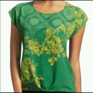 CAbi Tops 597 Green with Envy Size M
